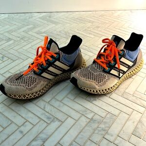 Men’s Adidas size 8.5 ULTRA4D Multicolor, chalk blue.
